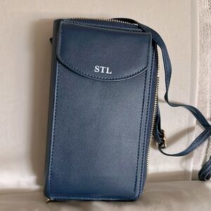 Navy Crossbody/Clutch Bag